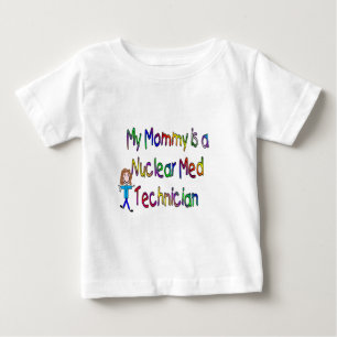 T-shirt Pour Bébé Ma maman est une technicienne nucléaire de Med