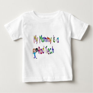 T-shirt Pour Bébé Ma maman est une technologie de rad (les chemises