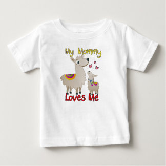 T-shirt Pour Bébé Ma maman m'aime Llama