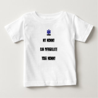T-shirt Pour Bébé Ma maman peut Defibrillate votre maman