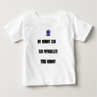 T-shirt Pour Bébé Ma maman peut Defibrilliate votre maman
