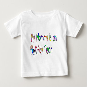 T-shirt Pour Bébé Ma mère est une technologie de radiographie