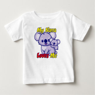 T-shirt Pour Bébé Ma Nana m'aime Koala