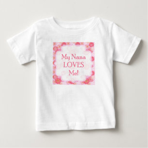 T-shirt Pour Bébé Ma Nana m'aime Onsie