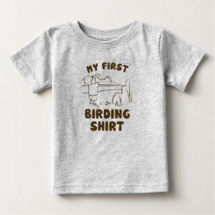 T-shirt Pour Bébé Ma première chemise à oiseaux
