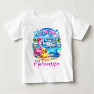 T-shirt Pour Bébé Ma première chemise bébé de croisière
