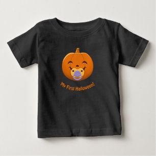 T-shirt Pour Bébé Ma première citrouille de suceur Halloween
