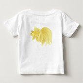 T-shirt Pour Bébé Ma Princesse Poisson Doré (Dos)