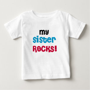 T-shirt Pour Bébé Ma soeur Rocks
