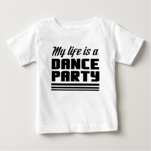 T-shirt Pour Bébé Ma vie est une soirée dansante