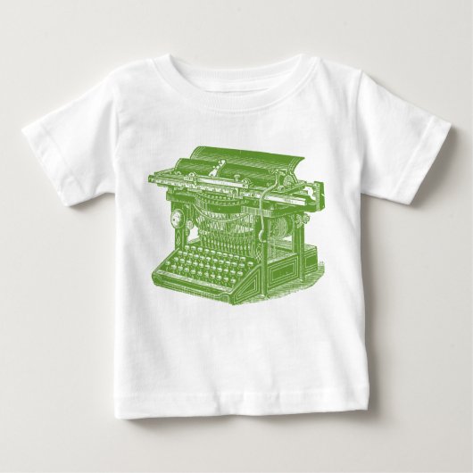 T-shirt Pour Bébé Machine à écrire vintage (Devant)