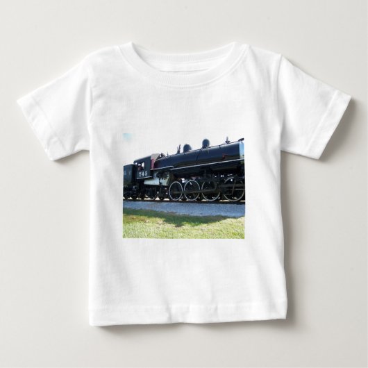 T-shirt Pour Bébé Machine à vapeur (Devant)