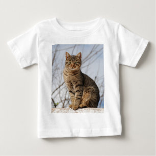 T-shirt Pour Bébé Mackerel Tabby Cat