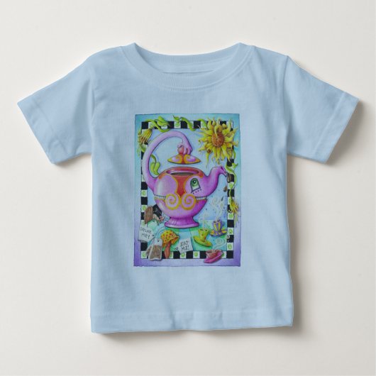 T-SHIRT POUR BÉBÉ MAD À PROPOS DE TEA PARTY (Devant)