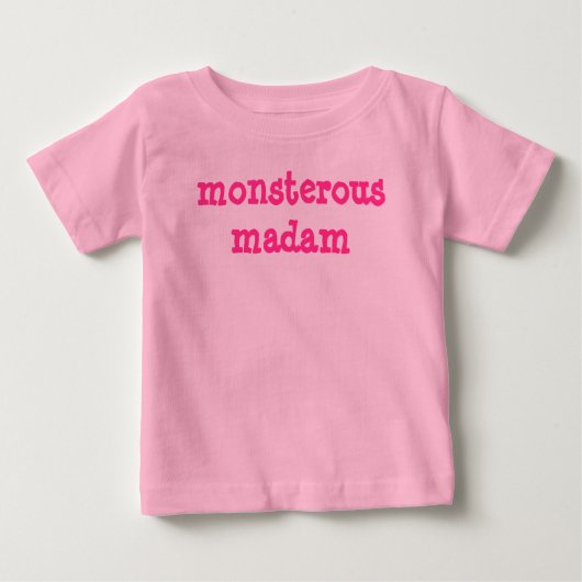 T-shirt Pour Bébé Madame de Monsterous (Devant)