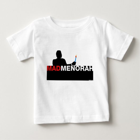 T-shirt Pour Bébé MadMenorah Hanoukka (Devant)