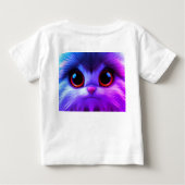 T-shirt Pour Bébé Magenta-Mignon (Dos)
