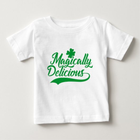 T-shirt Pour Bébé Magiquement délicieux St. Patrick's Day (Devant)