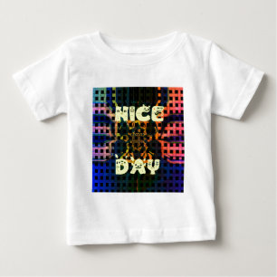 T-shirt Pour Bébé Magnifique Joli Avoir une Bonne Journée Texte Impr