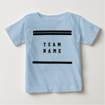 Maillot de sport bleu blanc Nom de l'équipe devant