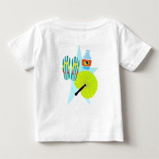 T-shirt Pour Bébé maillot d'été (Dos)