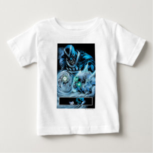 T-shirt Pour Bébé Main noire avec panneau de crâne