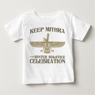 T-shirt Pour Bébé Maintenez Mithra dans la célébration de solstice