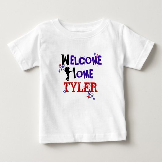 T-shirt Pour Bébé Maison bienvenue (Devant)