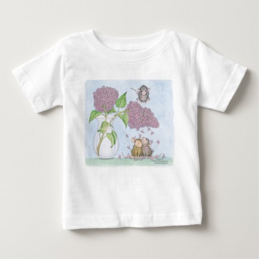 T-shirt Pour Bébé Maison-Souris Designs® - habillement (Devant)