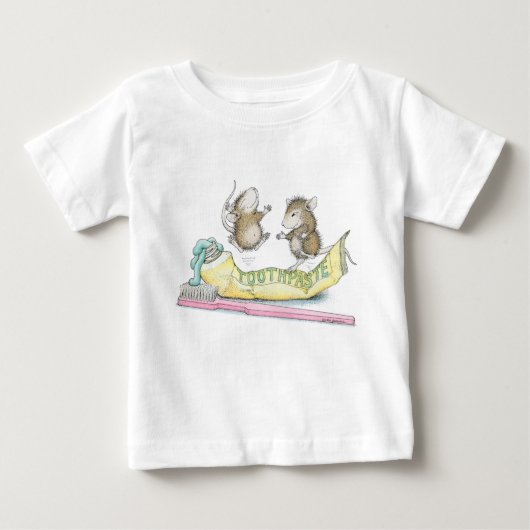 T-shirt Pour Bébé Maison-Souris Designs® - habillement (Devant)