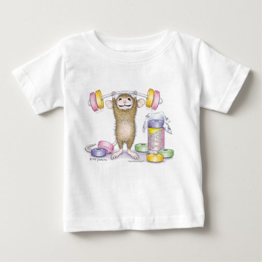 T-shirt Pour Bébé Maison-Souris Designs® - habillement (Devant)