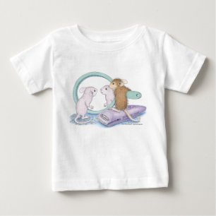T-shirt Pour Bébé Maison-Souris Designs® - habillement