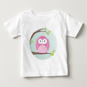 T-shirt Pour Bébé MAISON SWEET HOME :: Chouette dans un arbre 3
