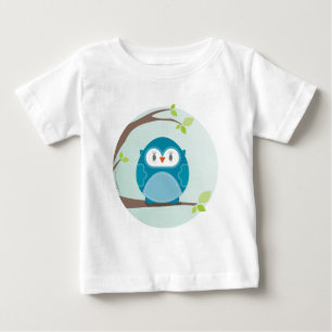 T-shirt Pour Bébé MAISON SWEET HOME :: Chouette dans un arbre 5