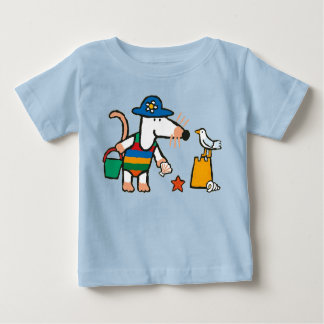 T-shirt Pour Bébé Maisy à la plage