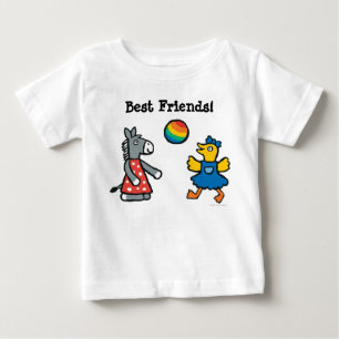 T-shirt Pour Bébé Maisy à l'école maternelle avec des amis sur le