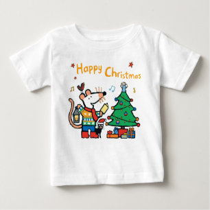 T-shirt Pour Bébé Maisy chante Joyeux Noël