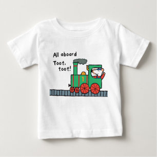 T-shirt Pour Bébé Maisy emprunte un train