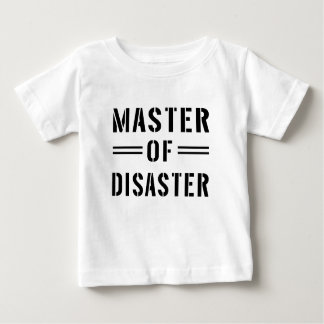 T-shirt Pour Bébé Maître de catastrophe
