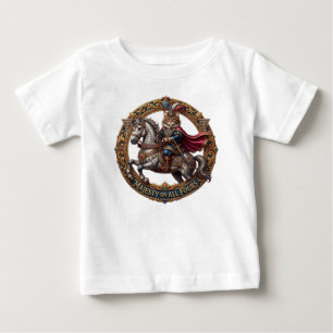 T-SHIRT POUR BÉBÉ MAJESTÉ À QUATRE PATTES