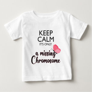 T-shirt Pour Bébé Maladie du syndrome de Chromosome Turner manquante