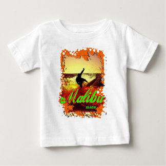 T-shirt Pour Bébé Malibu Beach.png