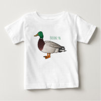 Mallard duck cartoon illustration 