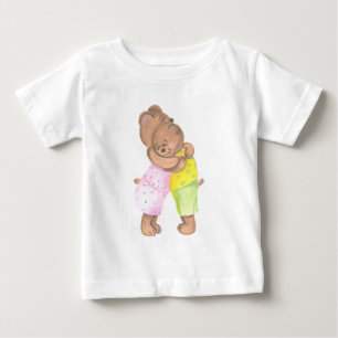 T-shirt Pour Bébé Mama & Enfants Ours Correspondant Chemises
