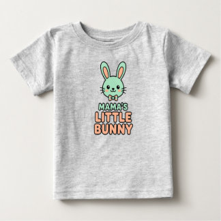 T-shirt Pour Bébé Mama’s Little Bunny Baby Easter Shirt Cute Toddler