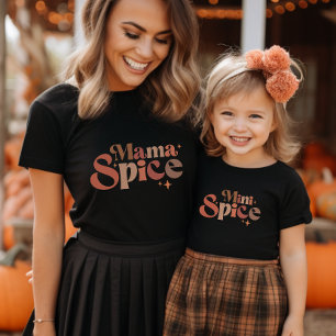 T-shirt Pour Bébé Mama Spice et Mini Spice Matching Maman & Me