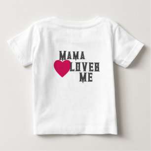 T-shirt Pour Bébé Maman aime