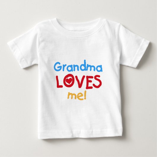 T-shirt Pour Bébé Maman aime (Devant)
