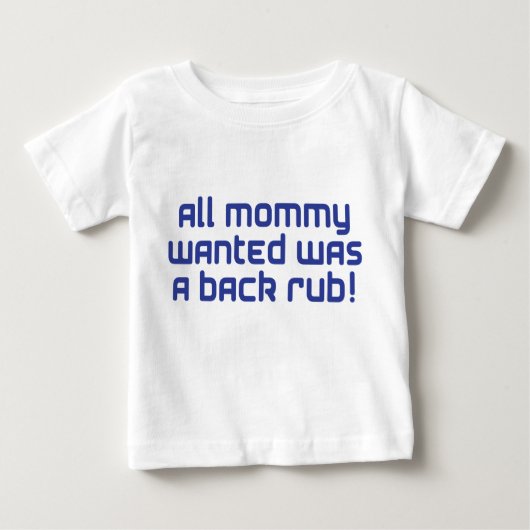 T-shirt Pour Bébé maman bleu (Devant)