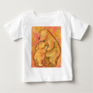 T-shirt Pour Bébé Maman et ours de bébé - Hug -